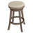 Pittsford Swivel Upholstered Counter Stool with Solid Wood Frame