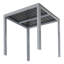 Square 75Cm L Outdoor Bistro Table-771661130