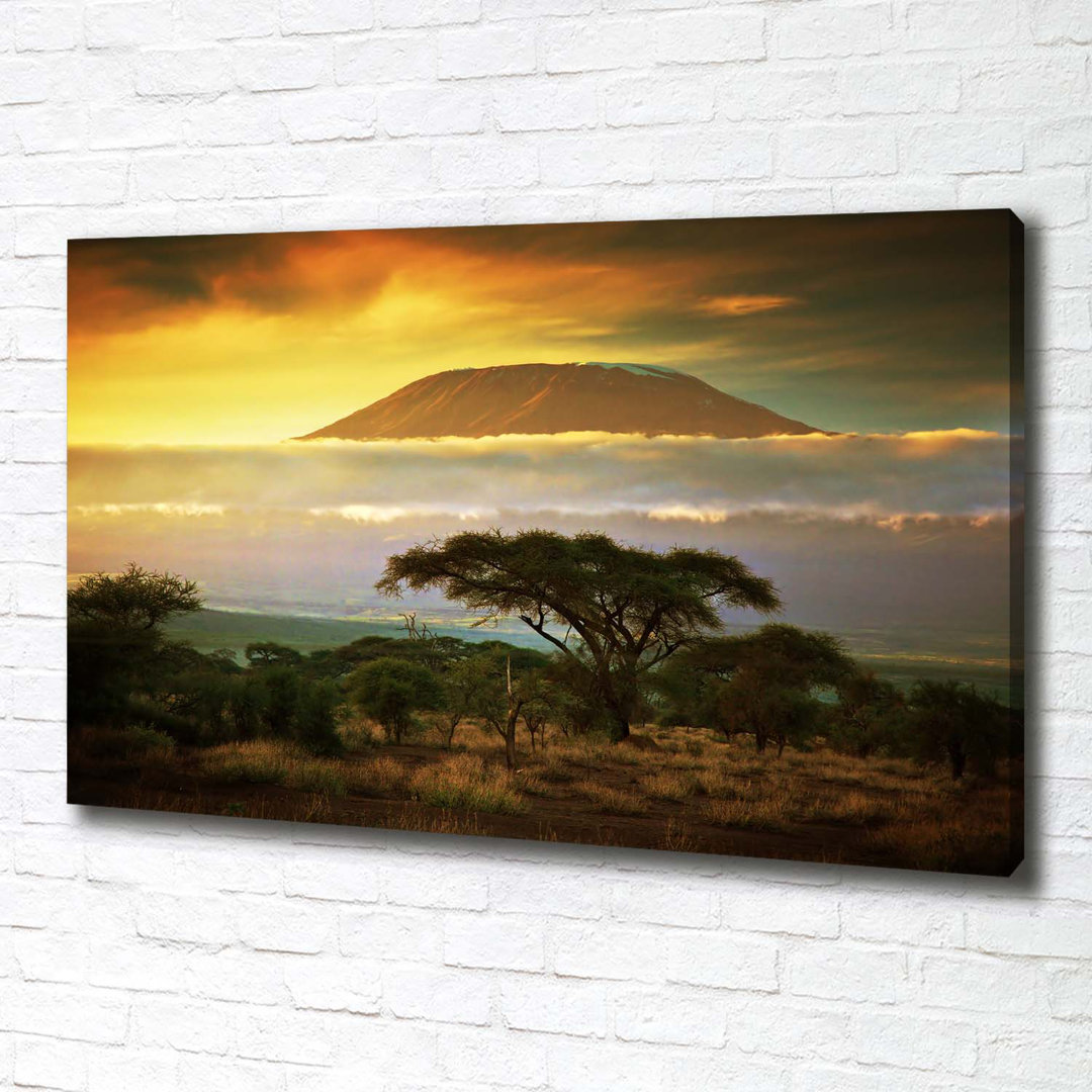 Kilimandscharo Kenia - Kunstdrucke auf Leinwand - Wrapped Canvas