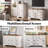 Coghiel 7 Drawer 54" W Farmhouse Wooden Double Dresser, White-105513581