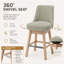 Ensemble de 2 tabourets pivotants 360 °-1638179720-1638179721