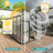 6X10ft Walk-In Outdoor Greenhouse - Polycarbonate Garden Greenhouse With Sturdy Aluminum Frame, Adjustable Vents, Lockable Door & UV Protection For Backyard-125343864-125343870