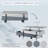 Grey and White High Gloss Coffee Table with Lift Top-269013655-515488804