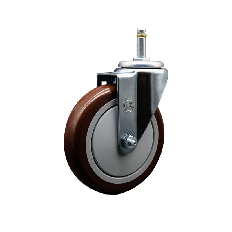 Grip Ring Stem Caster, Maroon