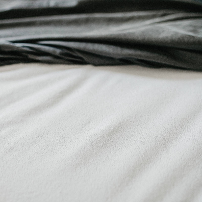 Ralon Terry Cloth Waterproof Fitted Mattress Protector, Queen