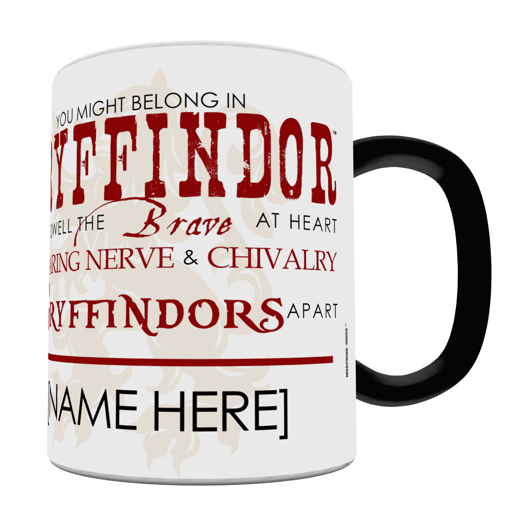 Harry Potter Sorting Hat Gryffindor Personalized Heat Sensitive Coffee Mug Morphing Mugs 