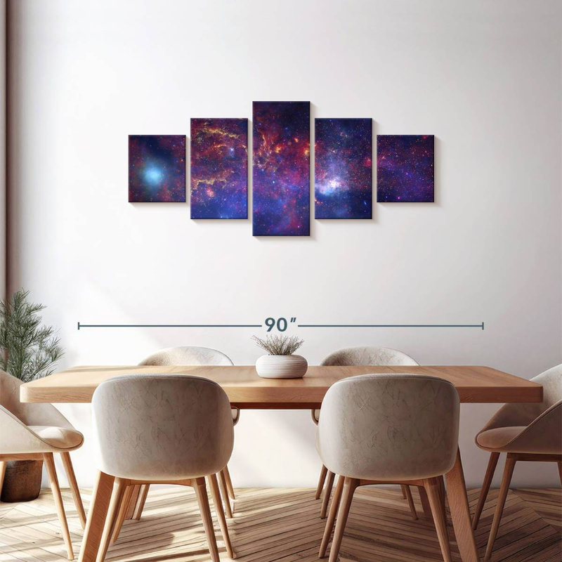 Milky Way Gems, 30" H x 68" W