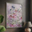 Reproduction encadrée de Floral Entertainment II - bois massif-1013306686