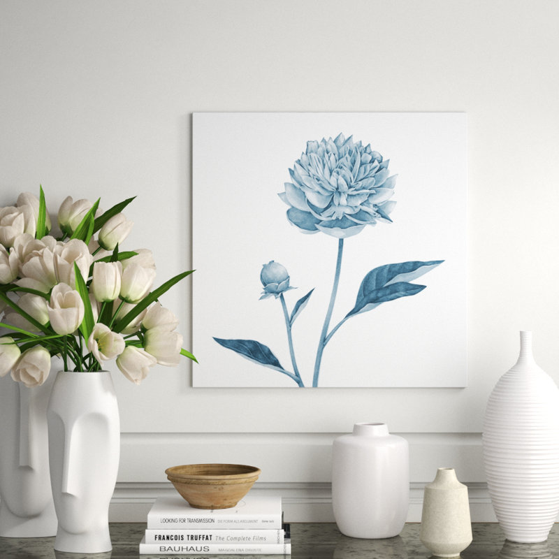 Flower Powers II Giclee Print by Barclay Butera, 24" H x 24" W x 1.5" D, Image Brush Gel