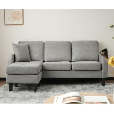 3 Seater Cotton Blend Sofa