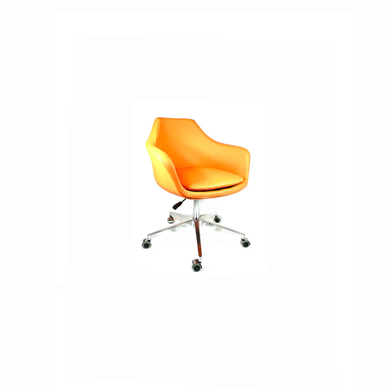 Chaise de bureau Maday, Orange