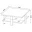 Rustic 3-Piece Coffee Table Set with Functional Storage and Display