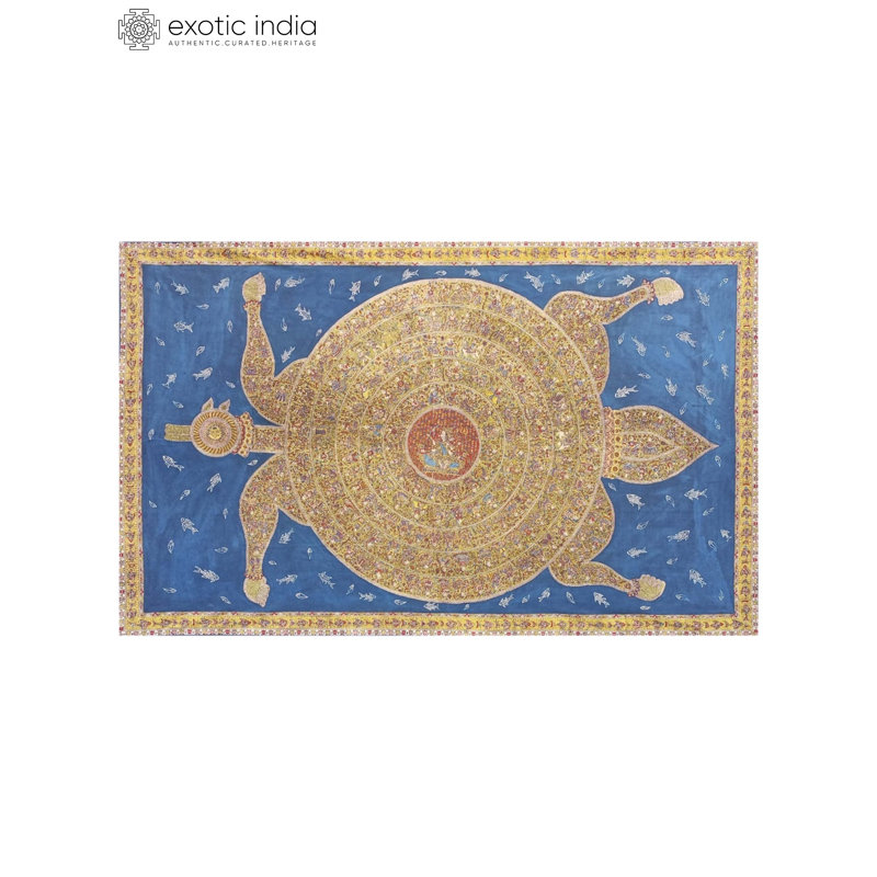 Attrait du centre - Mata Ni Pachedi | Couleurs naturelles | Par Sohan Chitara