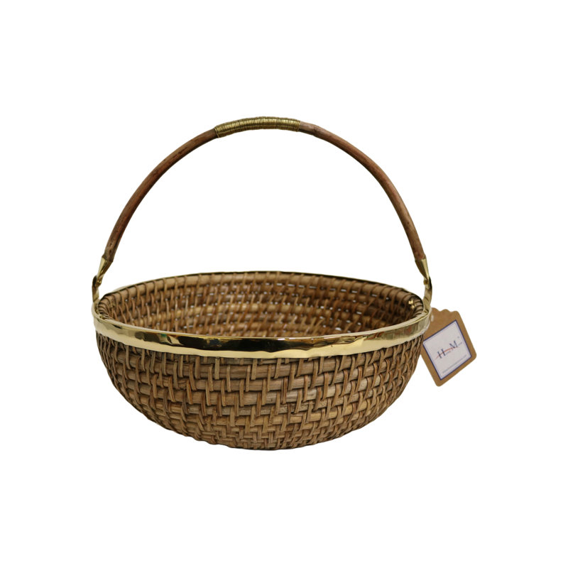 Bay Isle Home™ Wicker Decorative Basket