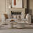 Gineverra Sofa - Biscotti/Ivory Gold