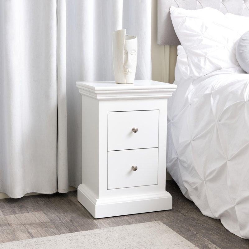 Ninave 40cm W Manufactured Wood Bedside Table