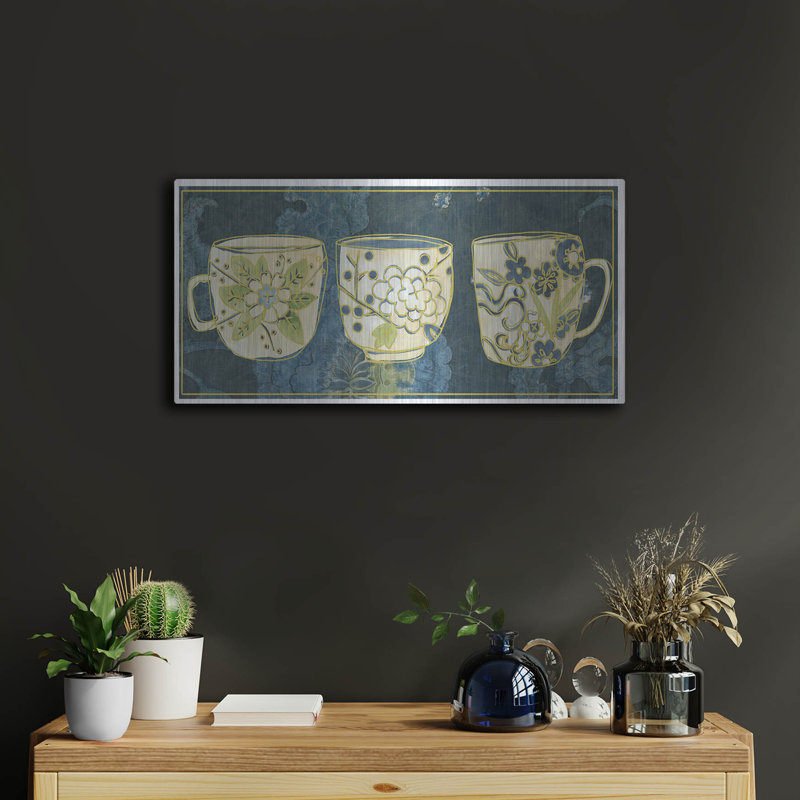 «Oolong Collection D» par Chariklia Zarris, art mural en métal, H 12 po x l 24 po
