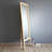 Elegant Cheval Mirror with Shelves, Walnut Color, 21.7 x 67.0 inches | 100% Solid Pine Wood, Assembled, Wall-Mountable | Traditional Design, Perfect for Bedrooms & Dressing Areas, Functional & Stylish-925371673