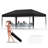Waterproof Pop Up Canopy Tent – 20x10FT, Heavy Duty Outdoor Shelter with UV Protection, Strong Metal Frame, Easy One-Person Setup for Patio, Garden, Party, Black, Size: Three M x 6M-124820548