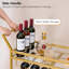Cacia Wine Bottle & Glass Rack