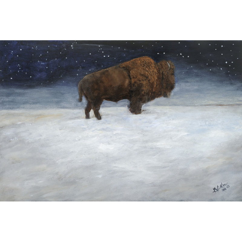 Journey Through The Snow I by Kathy Winkler - Wrapped Canvas Painting, 30cm H x 46cm W