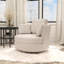 Fauteuil pivotant en tonneau 40,35 po Cheniile-1237681271