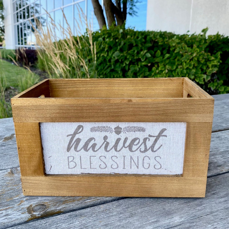 Caisse décorative Harvest Blessings
