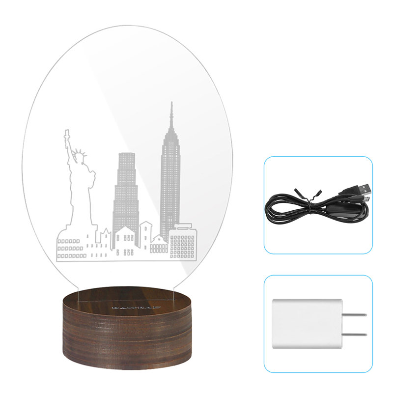 Lampe de table noire 1 po Aravinthan