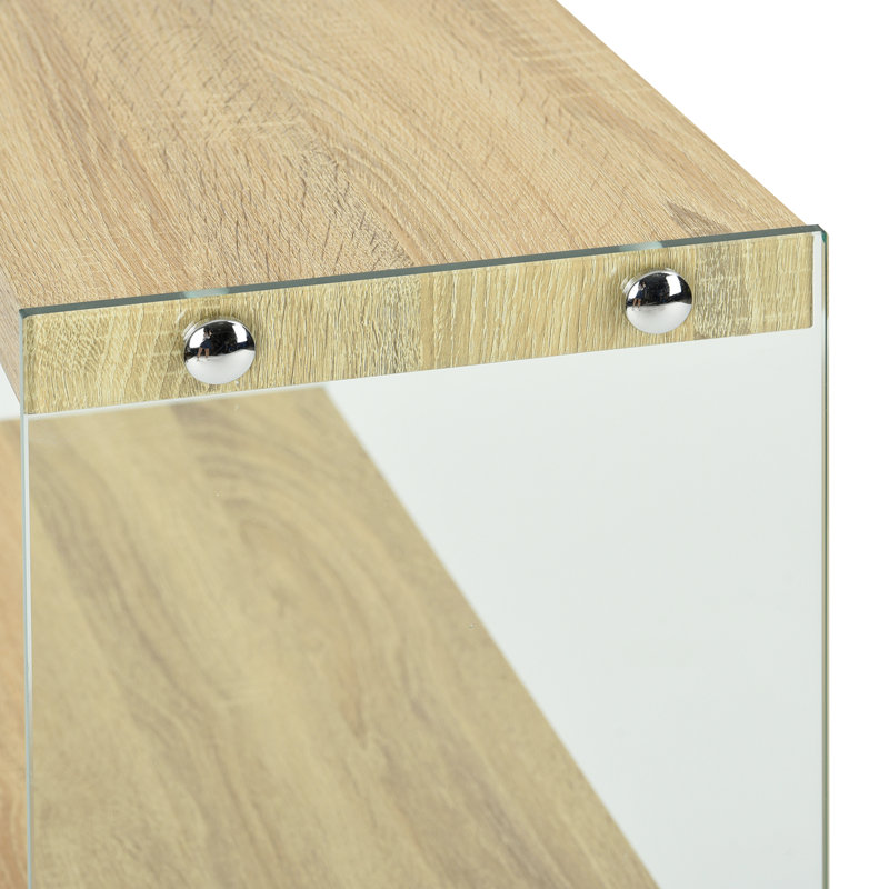 Lisson 81cm H x 29cm W Glass Cube Bookcase