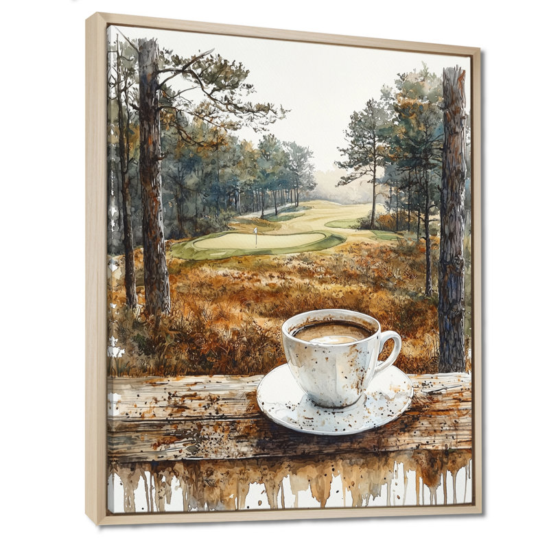 Hearne - impressions sur toile pour aliments et boissons, H 32 po x l 16 po, Impression encadrée flottante, Crème, crème