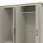 Alezae 6 Door 2 Drawer Wardrobe with Mirror-119009979