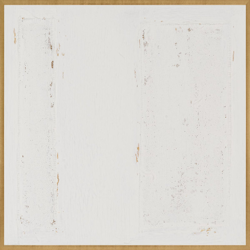 Olaf - peinture sur toile, Cadre doré caramel