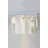 Plissé 6 - Light Glass Dimmable Square / Rectangle Chandelier