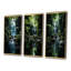 «Waterfall Hidden Oasis», 3 pièces sur toile-2064962144-2064962155