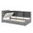 Twin Size Wood Daybed Platform Bed With Bookcase Storage Headboard, Shelves And 2 Drawers-263436799