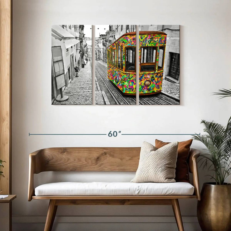Mehar Lisbon Tram, 28" H x 45" W
