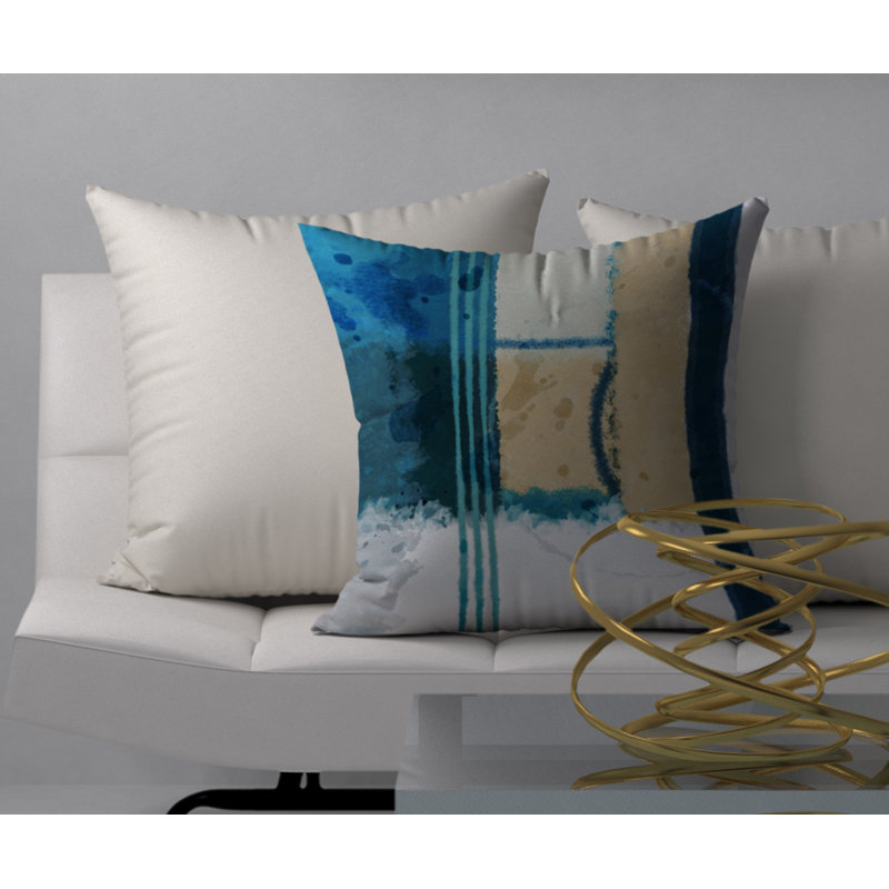 Coussin décoratif d’accord carré de Drool, 24 po x 24 po