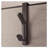 Tigner Plastic Over-the-Door 2 - Hook Wall Mounted Coat Rack