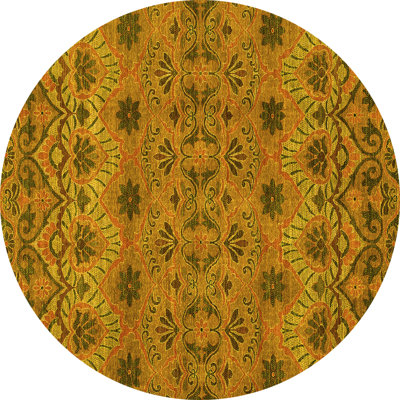 Washable Abstract Indoor Rug