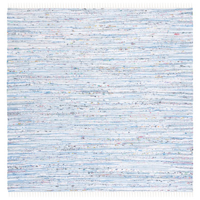 Fales Rug Hand Woven Cotton Striped Rug