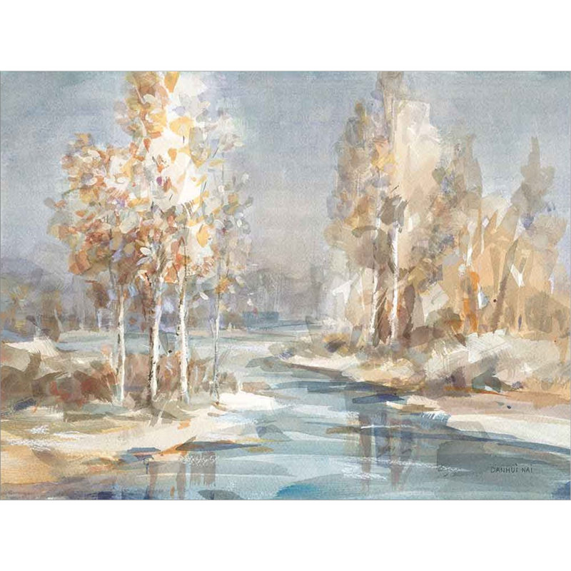 «Flowing River» par Danhui Nai, art mural encadré