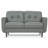 Bove 59" Faux Leather Square Arm Loveseat-534310089
