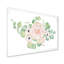 Fleurs et bouquet de feuilles d'eucalyptus II - Peinture sur toile-67230010-67230020