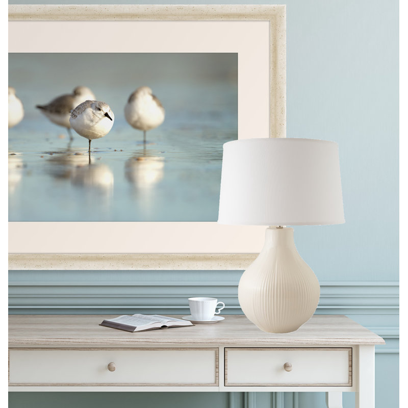 Erich Ceramic Table Lamp, Gloss White