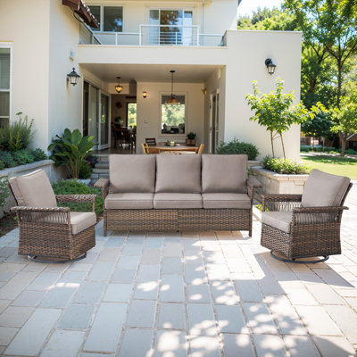 Anferney 5 - Person Outdoor Seating Group with Cushions