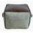 Canvas and Leather Pouf NARA 