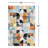 Binti Abstract Machine Woven Polypropylene Indoor / Outdoor Area Indoor/Outdoor Area Rug in Ivory/Black/Blue-69558485