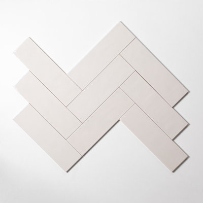 Bedouin 3.5" x 12" Off White Gloss Ceramic Subway Tile