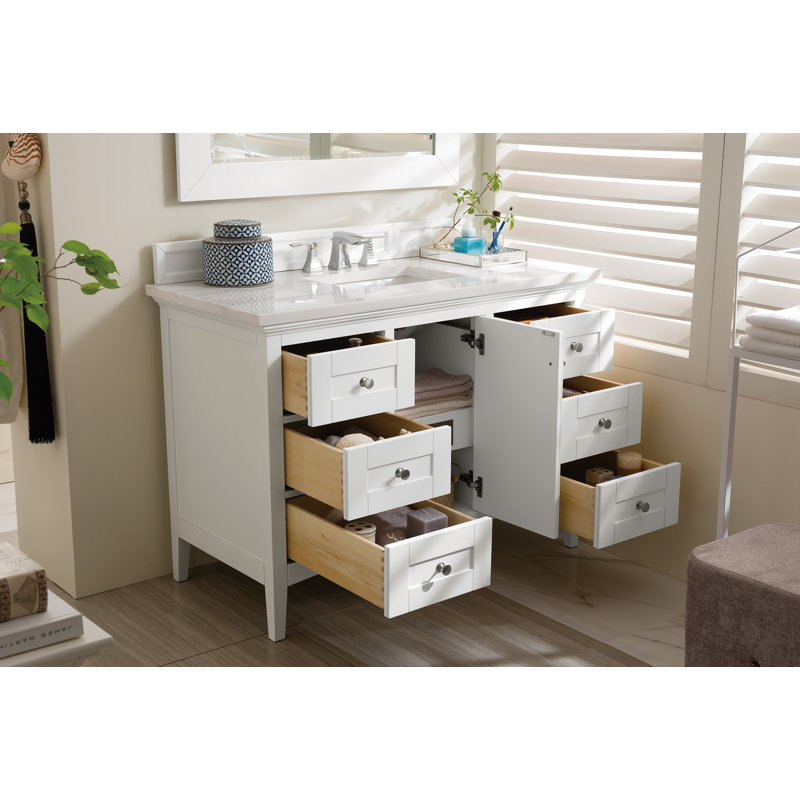 Palisades 47'' W Single Vanity, Eternal Jasmine Pearl