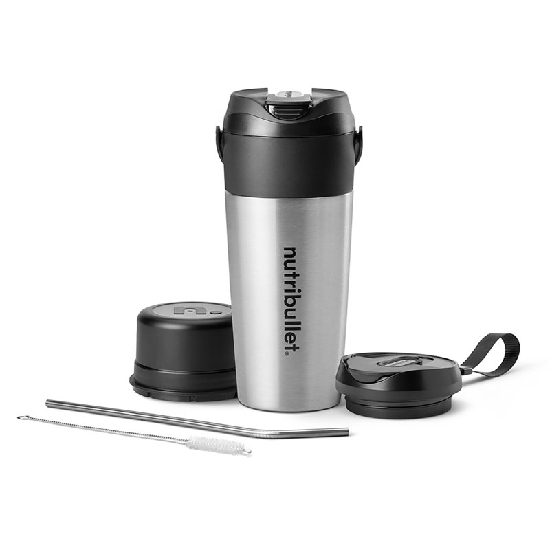 Nutribullet Flip Insulated Portable Blender, Stainless Steel